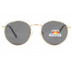 Lunettes Polarisantes Rondes Dorees en Metal Lury LUNETTES SOLEIL Eye Wear