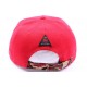 Strapback NY rouge avec visière imprimée ANCIENNES COLLECTIONS divers