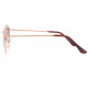 Lunettes Soleil Rondes Dorees Torsades Fashion Nolky LUNETTES SOLEIL Eye Wear