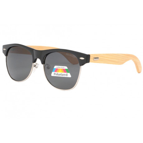 Lunettes de Soleil Polarisantes Bois Design Fantaisie Teck LUNETTES SOLEIL Eye Wear