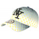 Casquette NY Jaune et Noire Fashion Print New York Baseball Avenue CASQUETTES Hip Hop Honour