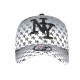 Casquette NY Blanche et Noire Fashion Print New York Baseball Avenue ANCIENNES COLLECTIONS divers