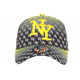 Casquette NY Noire et Jaune Fashion Design New York Baseball Avenue CASQUETTES Hip Hop Honour