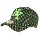 Casquette NY Vert Fluo et Noire Design New York Fashion Baseball Avenue ANCIENNES COLLECTIONS divers