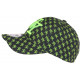 Casquette NY Vert Fluo et Noire Design New York Fashion Baseball Avenue ANCIENNES COLLECTIONS divers