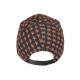 Casquette NY Orange Fluo et Noire Print New York Fashion Baseball Avenue ANCIENNES COLLECTIONS divers