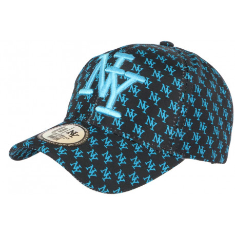 Casquette NY Bleue et Noire Print New York Fashion Baseball Avenue ANCIENNES COLLECTIONS divers