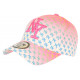 Casquette Enfant Rose et Bleue Originale NY Baseball Avenue 7 a 11 ans Casquette Enfant Hip Hop Honour