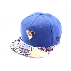 Casquette Strapback NY bleu avec visière Leopard ANCIENNES COLLECTIONS divers