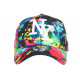Casquette NY Rouge et Noire Design Tags Streetwear Baseball Grafty ANCIENNES COLLECTIONS divers