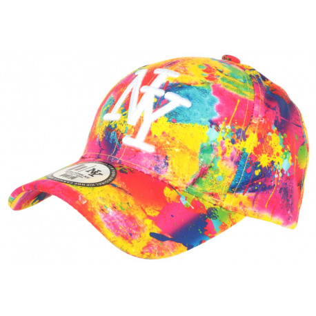 Casquette Enfant Orange et Jaune Fashion Baseball Grafty de 7 a 12 ans ANCIENNES COLLECTIONS divers