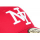 Casquette NY Filet Rouge et Blanche Trucker Baseball Fashion Gybz CASQUETTES Hip Hop Honour