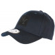 Casquette NY Bleu Marine et Cuir Noir Tendance Major ANCIENNES COLLECTIONS divers