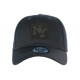 Casquette NY Bleu Marine et Cuir Noir Tendance Major ANCIENNES COLLECTIONS divers