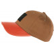 Casquette NY Marron Visière Cuir Rouge Orange Mode Baseball Major ANCIENNES COLLECTIONS divers