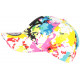 Casquette NY Blanche et Jaune Fashion Tags Streetwear Baseball Grafty ANCIENNES COLLECTIONS divers