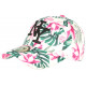 Casquette NY Blanche Fleurs Roses Fantaisie Baseball Phuket ANCIENNES COLLECTIONS divers