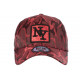 Casquette NY Camouflage Strass Rouge Fashion Baseball Fashly CASQUETTES Hip Hop Honour