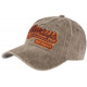 Casquette NY Vintage Marron et Orange Coton Baseball Retro Always CASQUETTES Hip Hop Honour