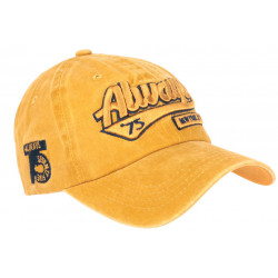 Casquette NY Vintage Jaune et Bleue Coton Baseball Retro Always ANCIENNES COLLECTIONS divers