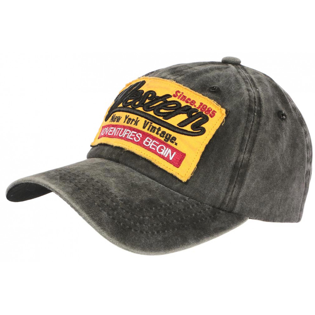 Casquette Baseball Classique Noir Denim - Logo Ozzy/Sabbath - Réglable - Unisexe - Style Vintage Décontracté