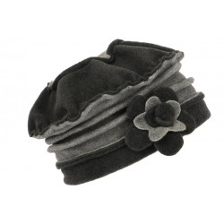 Bonnet Beret Femme Gris Polaire Deperlante Qualite Chapeliere Syllia CHAPEAUX Léon montane