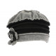 Bonnet Beret Femme Noir et Gris Polaire Deperlante Hiver Mode Syllia CHAPEAUX Léon montane