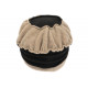 Bonnet Beret Femme Beige et Noir Polaire Deperlante Hiver Classe Syllia CHAPEAUX Léon montane