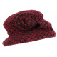 Chapeau Laine Femme Rouge et Noir Hiver Chaud et Classe Lyana CHAPEAUX Léon montane