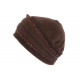 Bonnet Beret Femme Laine Marron Tendance Hiver Classe Lella ANCIENNES COLLECTIONS divers