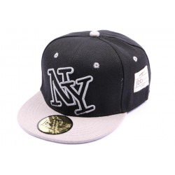 Casquette Snapback Enfant NY Noire Grise jusqu'à 8ans ANCIENNES COLLECTIONS divers