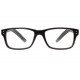 Lunettes de Lecture Cuir Noires et Rouges Tendances Arthur Lunettes Loupes New Time