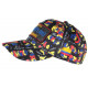 Casquette Enfant Plata o Plomo Bleue Strass Streetwear Colombia 7 a 12 ans Casquette Enfant SKR