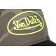 Casquette Von Dutch Camouflage Gris Patch Jaune Fluo Custom Baseball Cam CASQUETTES VON DUTCH