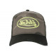 Casquette Von Dutch Camouflage Gris Patch Jaune Fluo Custom Baseball Cam CASQUETTES VON DUTCH