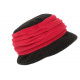 Beret Bonnet Femme Rouge et Noir Chapeau Polaire Déperlante Hiver Lylya CHAPEAUX Léon montane