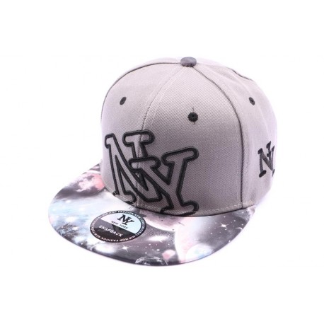 Snapback NY Grise version cosmos ANCIENNES COLLECTIONS divers