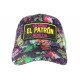 Casquette El Patron Violette et Verte Strass Streetwear Colombia Medellin Baseball CASQUETTES SKR