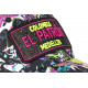 Casquette El Patron Noire et Violette Strass Streetwear Colombia Medellin Baseball CASQUETTES SKR