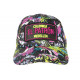 Casquette El Patron Noire et Violette Strass Streetwear Colombia Medellin Baseball CASQUETTES SKR