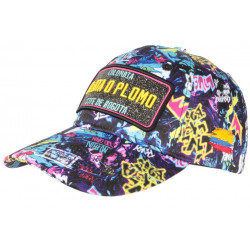 Casquette Plata o Plomo Jaune et Violette Strass Streetwear Colombia Baseball CASQUETTES SKR