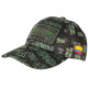 Casquette Plata o Plomo Noire et Verte Strass Streetwear Colombia Baseball CASQUETTES SKR