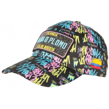 Casquette Plata o Plomo Noire Bleue Rose Strass Streetwear Colombia Baseball CASQUETTES SKR