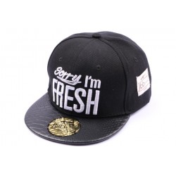 Casquette Snapback Enfant Sorry I'm Fresh Noire jusqu'à 8ans ANCIENNES COLLECTIONS divers