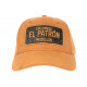 Casquette El Patron Marron Camel Strass Effet Daim Colombia Medellin Baseball CASQUETTES SKR