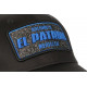 Casquette El Patron Bleue et Noire Strass Medellin Colombia Baseball CASQUETTES SKR