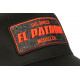 Casquette El Patron Orange et Noire Strass Medellin Colombia Baseball CASQUETTES SKR