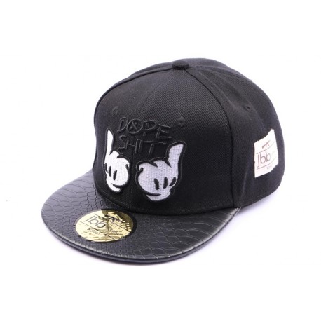 Casquette Snapback Enfant Dope Shit Noire Blanche jusqu'à 8ans ANCIENNES COLLECTIONS divers