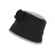 Beret Bonnet Femme Gris et Noir Chapeau Polaire Hiver Monia CHAPEAUX Léon montane