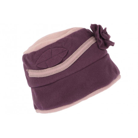 Beret Bonnet Femme Violet Chapeau Polaire Hiver Fantaisie Monia CHAPEAUX Léon montane